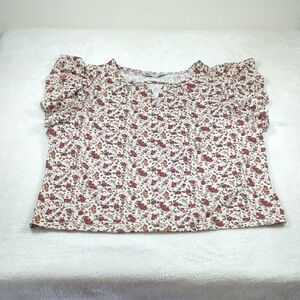 SO Top Fall Floral EUC XL